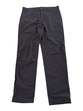 Zyia Men's Charcoal Straight-Leg Chinos Slacks